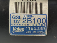 2012-2020 Hyundai Veloster Car Starter Motor Solenoid OEM P/N:36100-2B100 Fits OEM Used Auto Parts - Oemusedautoparts1.com