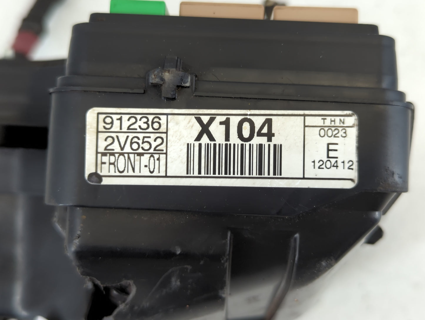 2012-2014 Hyundai Veloster Fusebox Fuse Box Panel Relay Module P/N:91236 2V652 Fits Fits 2012 2013 2014 OEM Used Auto Parts 