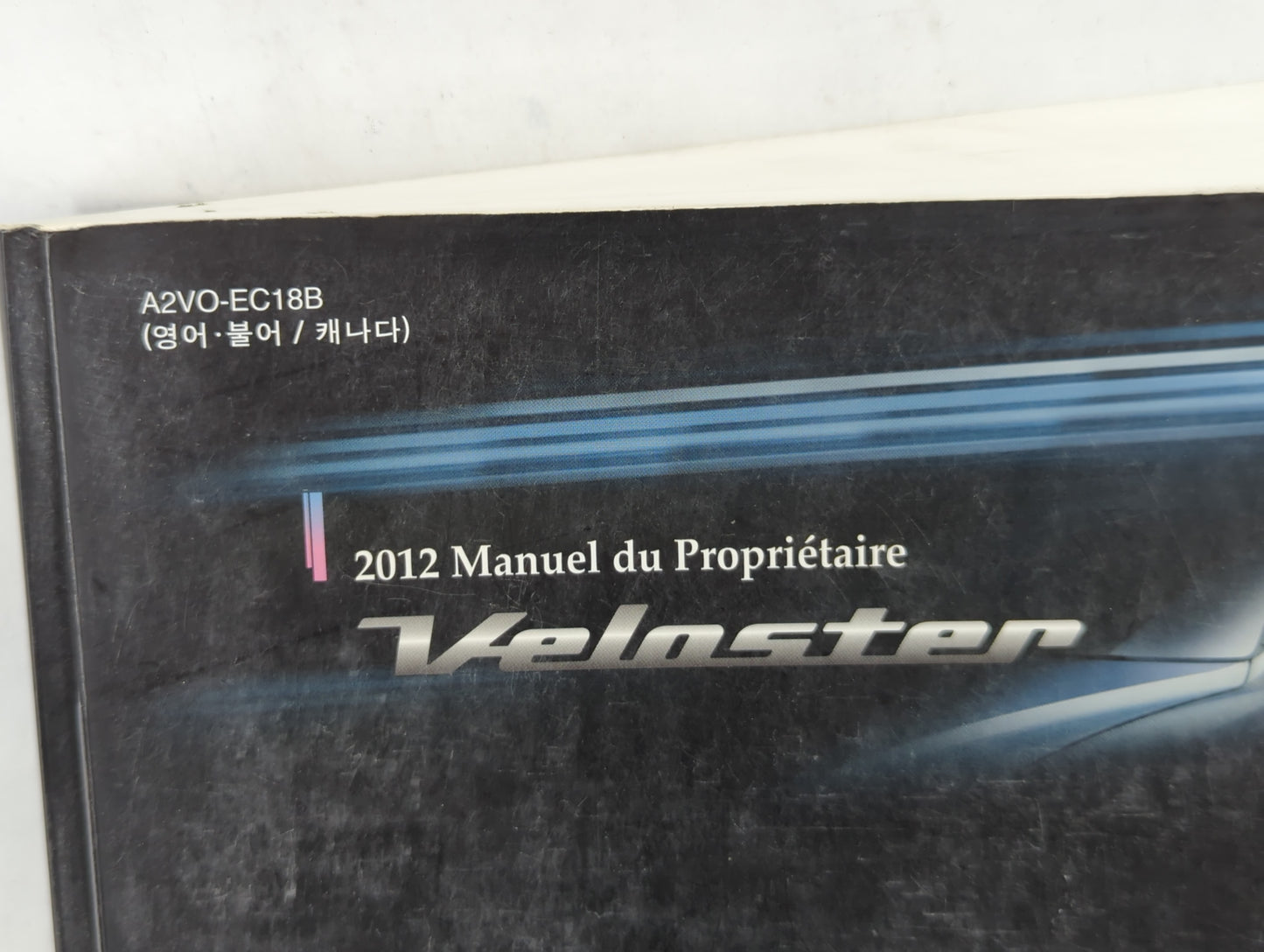 2012 Hyundai Veloster Owners Manual Book Guide P/N:A2V0-EC18B OEM Used Auto Parts - Oemusedautoparts1.com