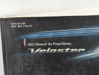 2012 Hyundai Veloster Owners Manual Book Guide P/N:A2V0-EC18B OEM Used Auto Parts - Oemusedautoparts1.com