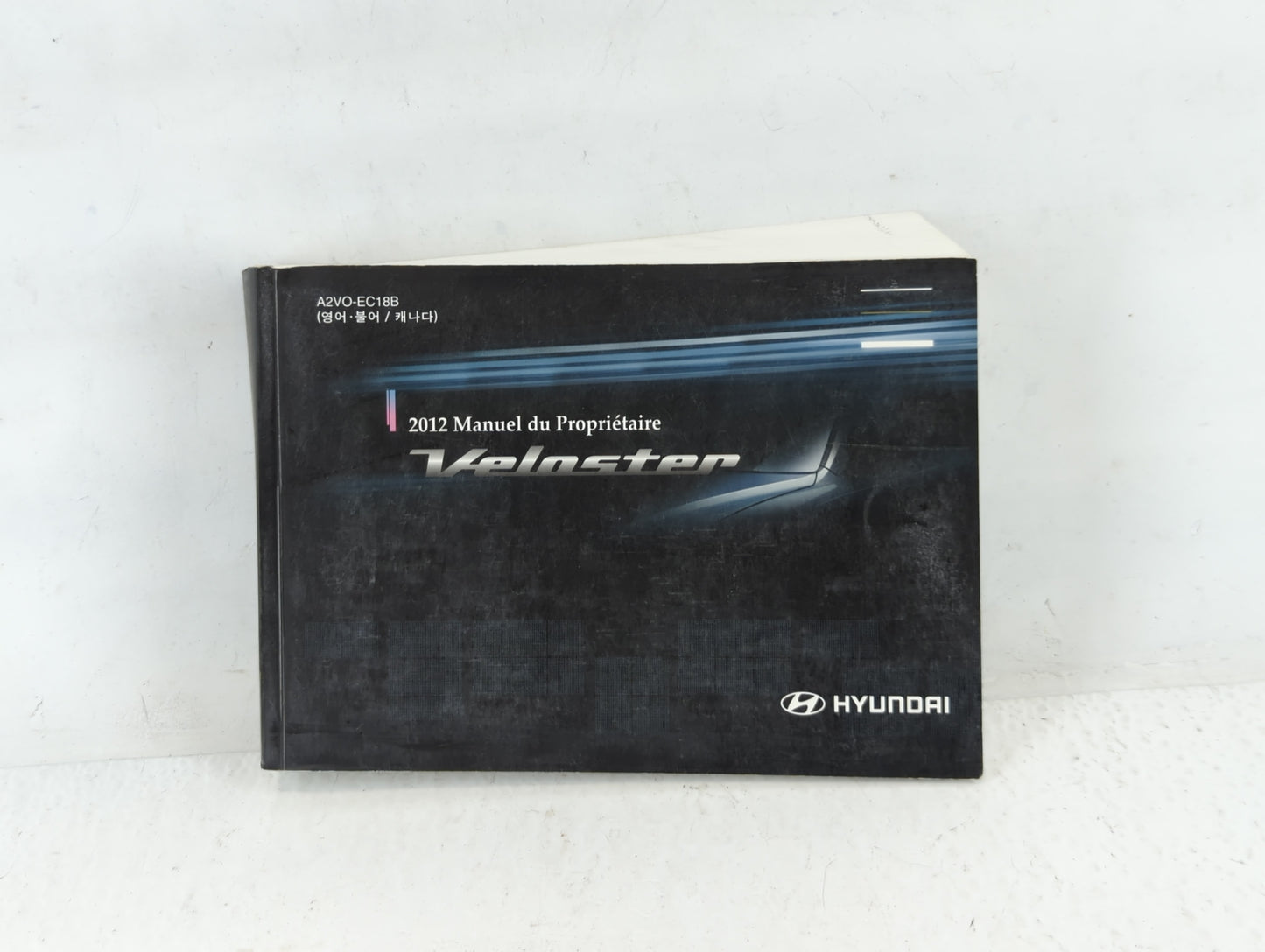 2012 Hyundai Veloster Owners Manual Book Guide P/N:A2V0-EC18B OEM Used Auto Parts - Oemusedautoparts1.com