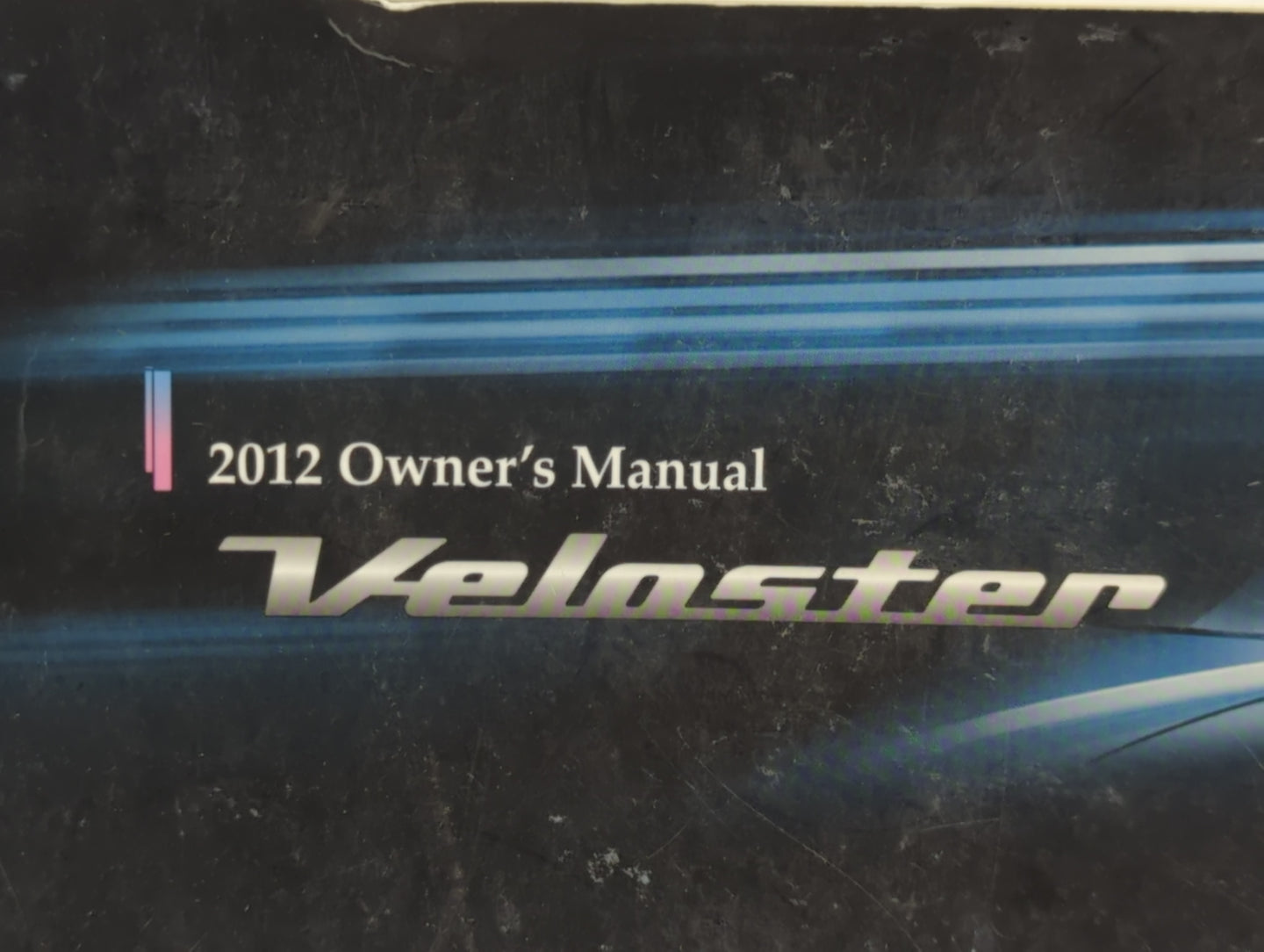 2012 Hyundai Veloster Owners Manual Book Guide P/N:A2VO-EC24F OEM Used Auto Parts - Oemusedautoparts1.com