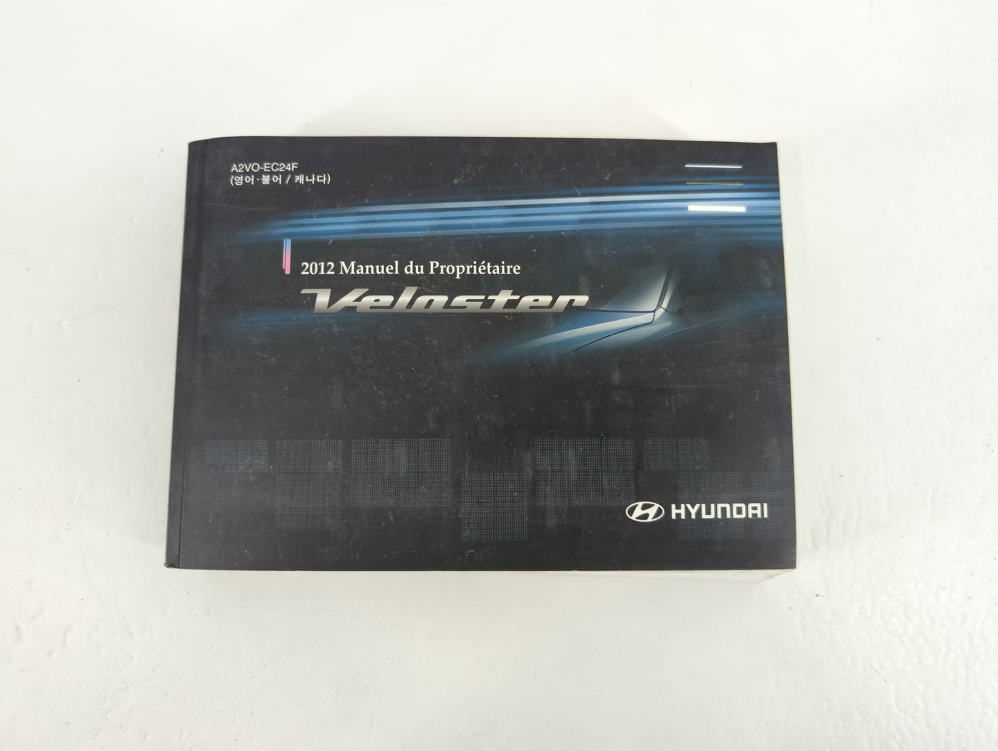 2012 Hyundai Veloster Owners Manual Book Guide P/N:A2VO-EC24F OEM Used Auto Parts - Oemusedautoparts1.com