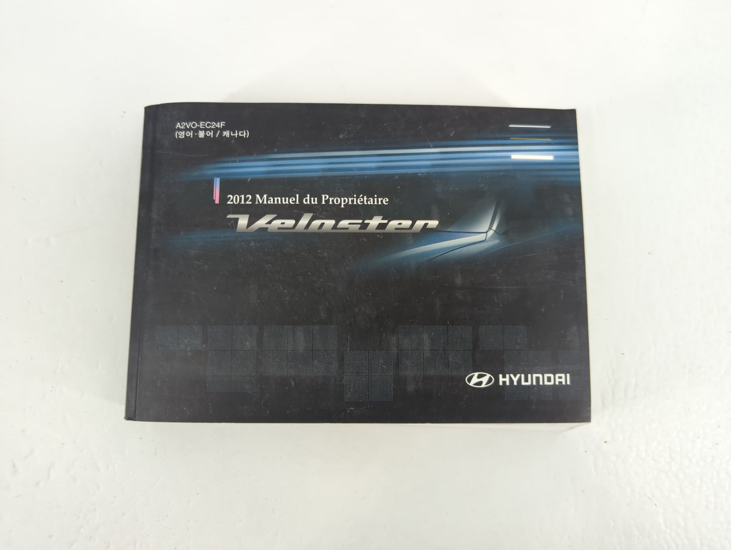 2012 Hyundai Veloster Owners Manual Book Guide P/N:A2VO-EC24F OEM Used Auto Parts - Oemusedautoparts1.com