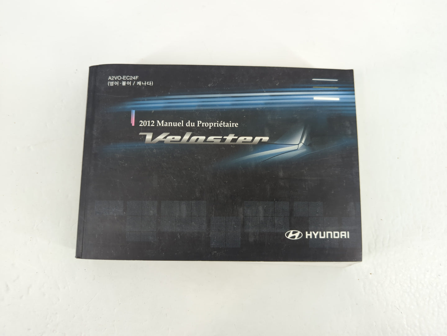 2012 Hyundai Veloster Owners Manual Book Guide P/N:A2VO-EC24F OEM Used Auto Parts - Oemusedautoparts1.com