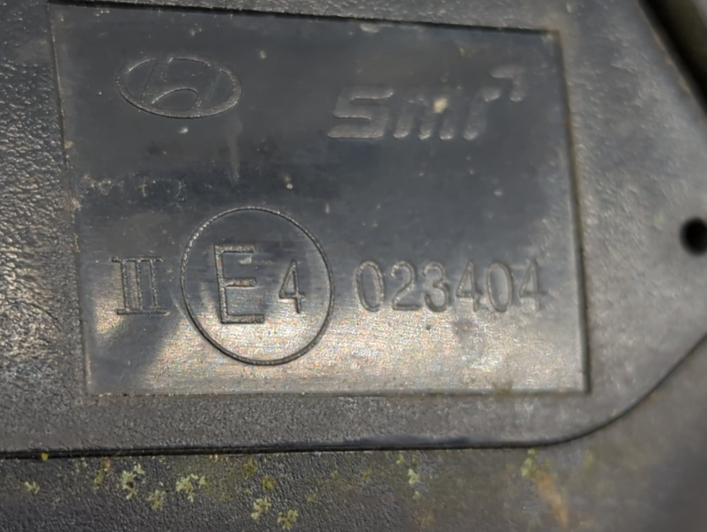 2012 Hyundai Veloster Passenger Right Side View Manual Door Mirror - Oemusedautoparts1.com