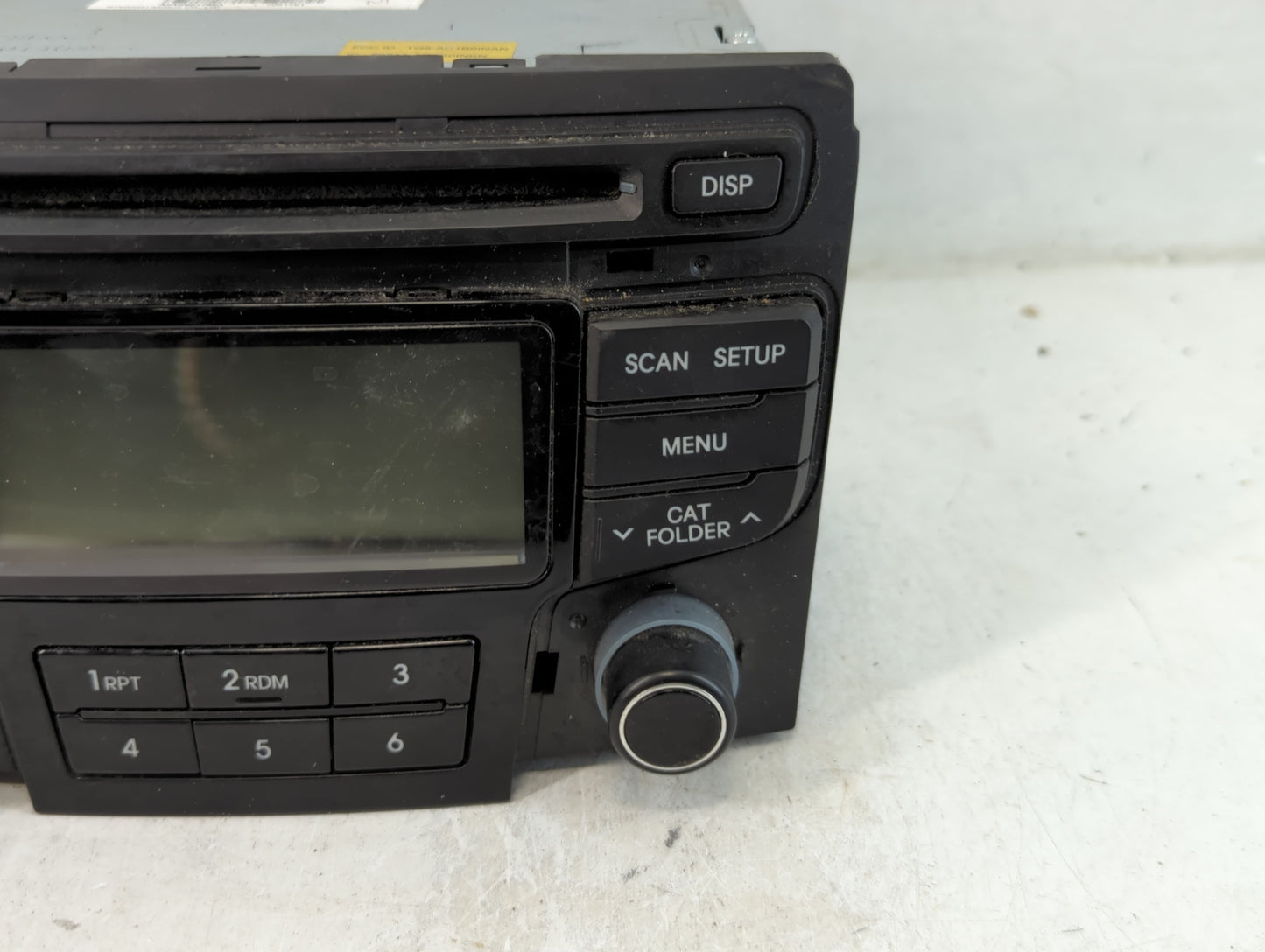 2012 Hyundai Sonata Sonata Radio AM FM Cd Player Receiver Replacement P/N:96180-3Q600 Fits Fits 2013 2014 OEM Used Auto Part