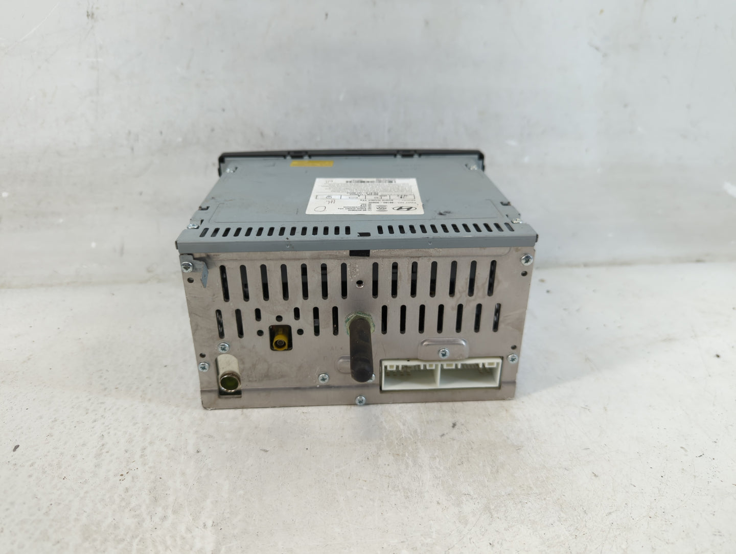 2012 Hyundai Sonata Sonata Radio AM FM Cd Player Receiver Replacement P/N:96180-3Q600 Fits Fits 2013 2014 OEM Used Auto Part