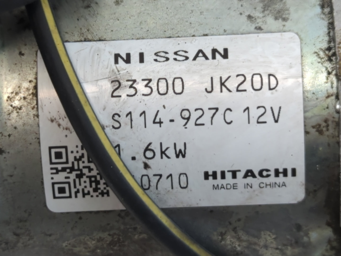 2012 Infiniti Ex35 Car Starter Motor Solenoid OEM P/N:23300 JK20D Fits OEM Used Auto Parts - Oemusedautoparts1.com