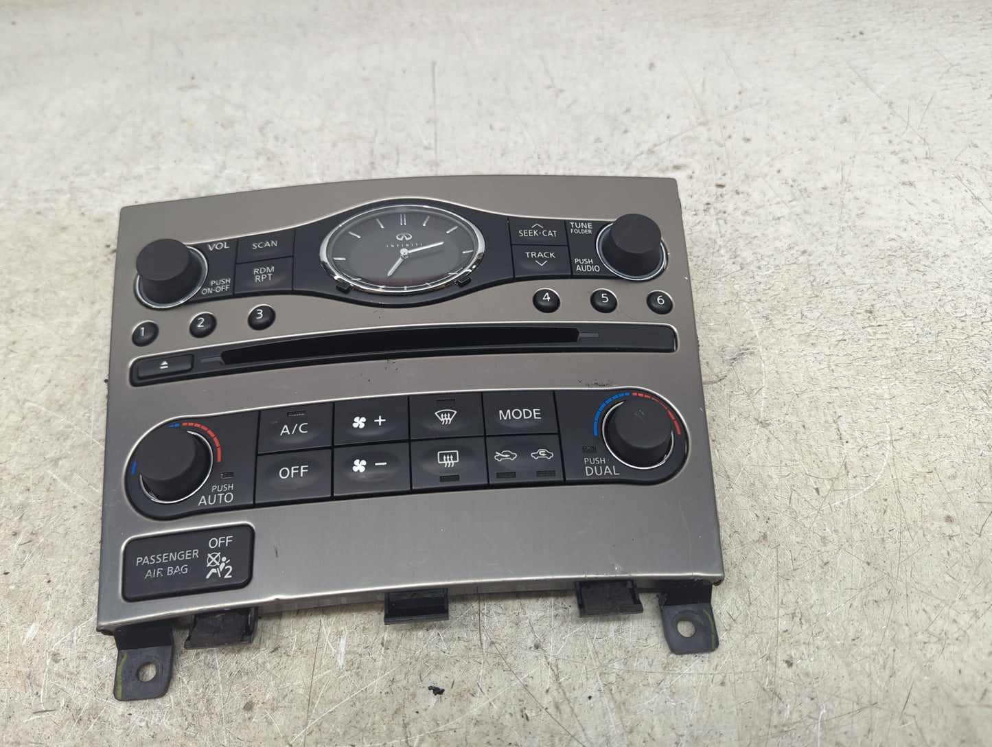 2009-2013 Infiniti G37 Climate Control Module Temperature AC/Heater Replacement P/N:25810 1CA Fits OEM Used Auto Parts - Oem