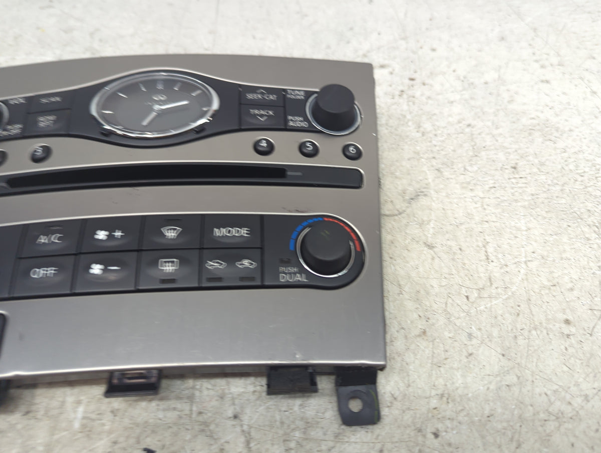 2009-2013 Infiniti G37 Climate Control Module Temperature AC/Heater Replacement P/N:25810 1CA Fits OEM Used Auto Parts - Oem