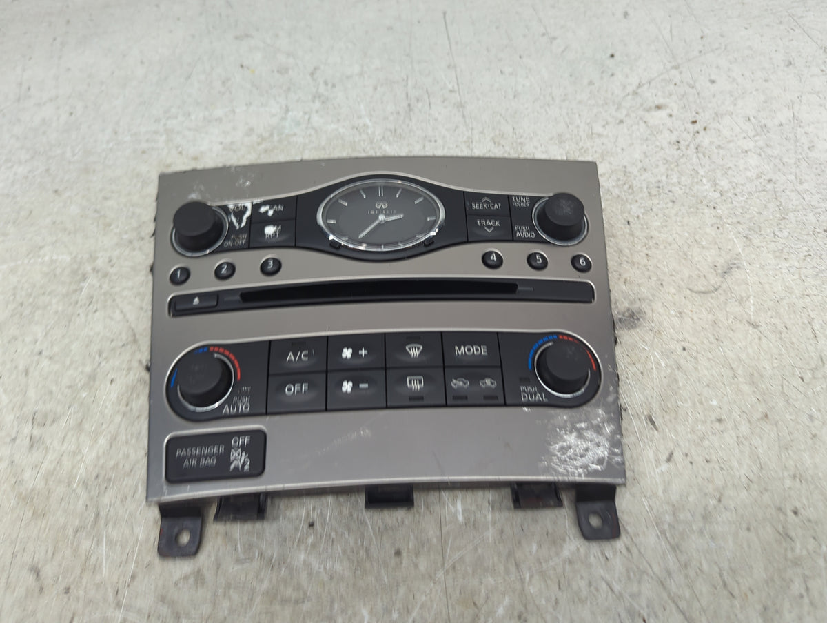 2009-2013 Infiniti G37 Climate Control Module Temperature AC/Heater Replacement P/N:25391 1BU8A 25391 1BU8A-D Fits OEM Used 
