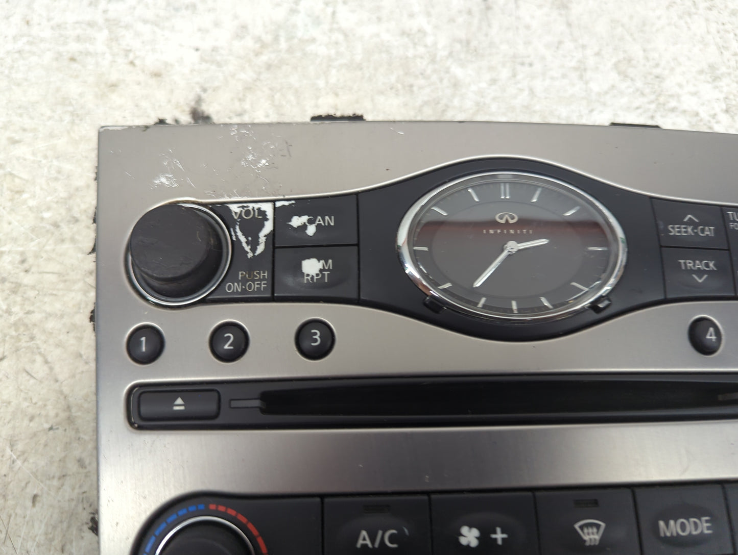 2009-2013 Infiniti G37 Climate Control Module Temperature AC/Heater Replacement P/N:25391 1BU8A 25391 1BU8A-D Fits OEM Used 