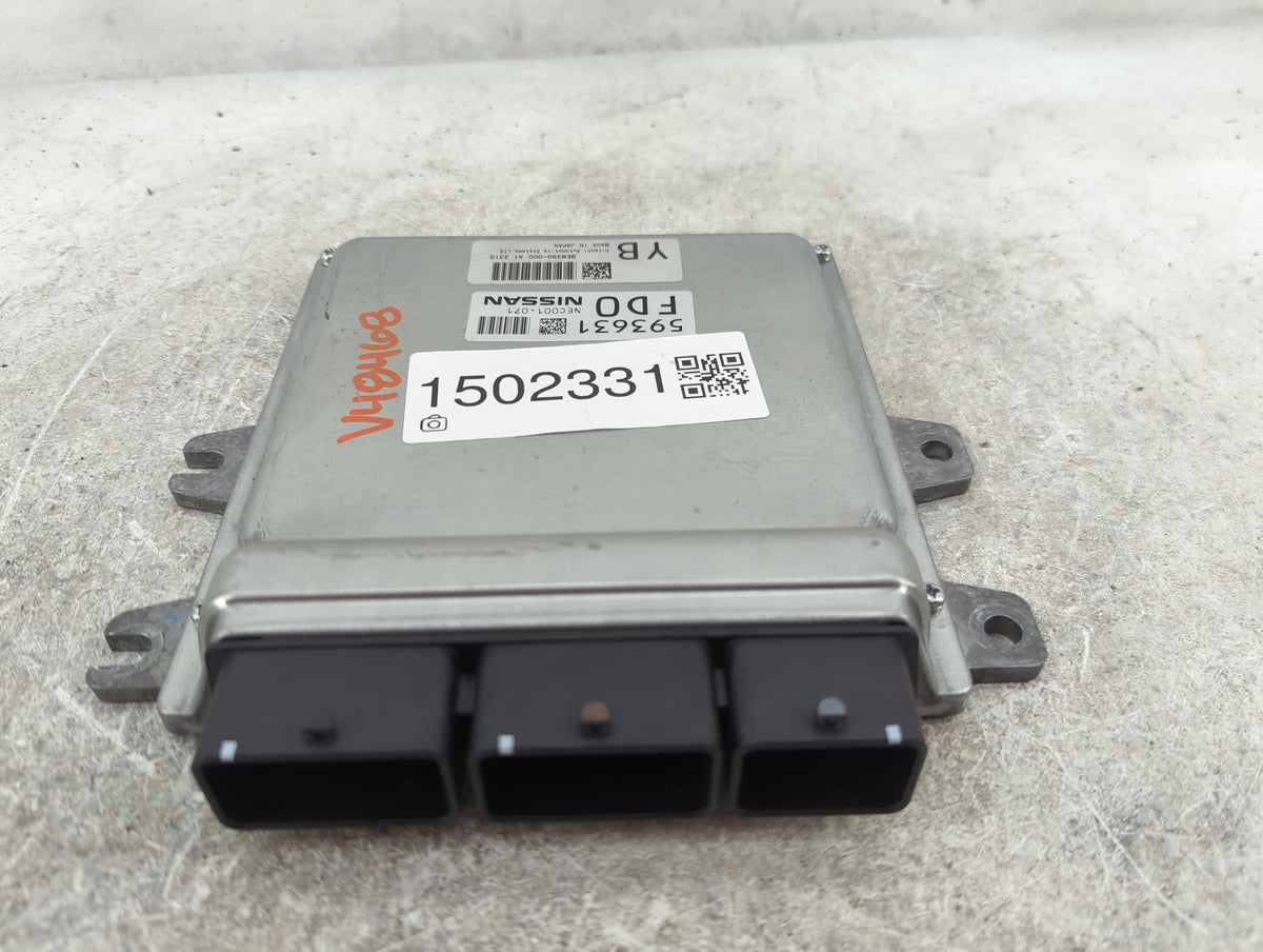 2012 Infiniti G37 PCM Engine Control Computer ECU ECM PCU OEM P/N:NEC001-071 BEM390-000 A1 Fits Fits 2011 OEM Used Auto Part