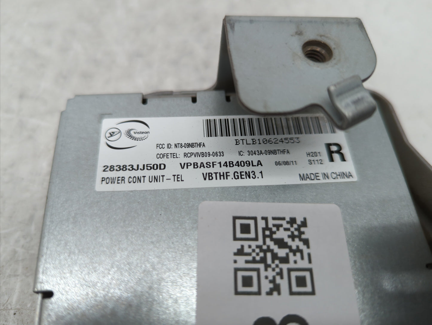 2010 Infiniti G37 Bluetooth Phone Communication Control Module Ccm Oem - Oemusedautoparts1.com