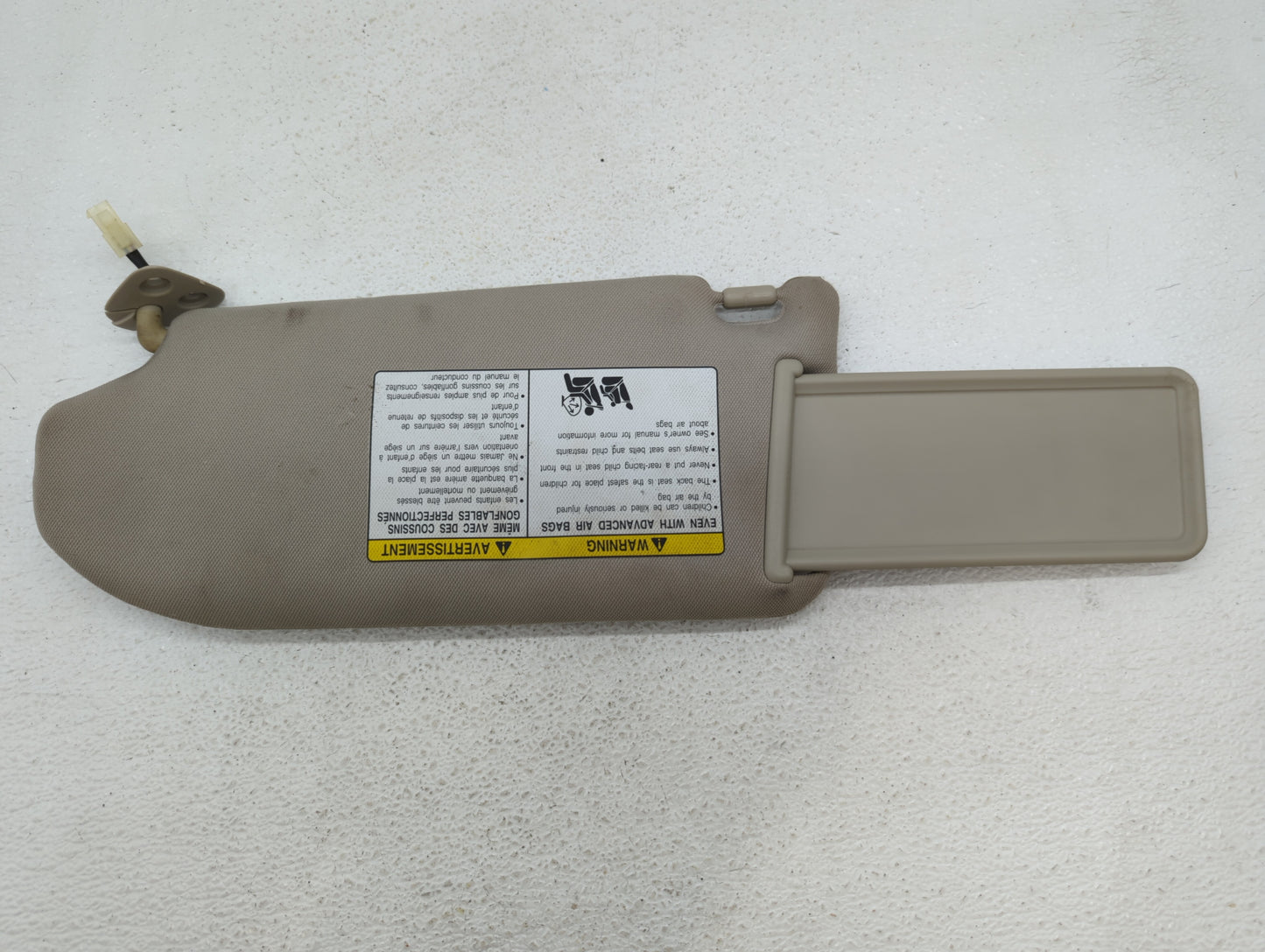 2009-2013 Infiniti G37 Sun Visor Shade Replacement Passenger Right Mirror Fits Fits 2007 2008 2009 2010 2011 2012 2013 2015 