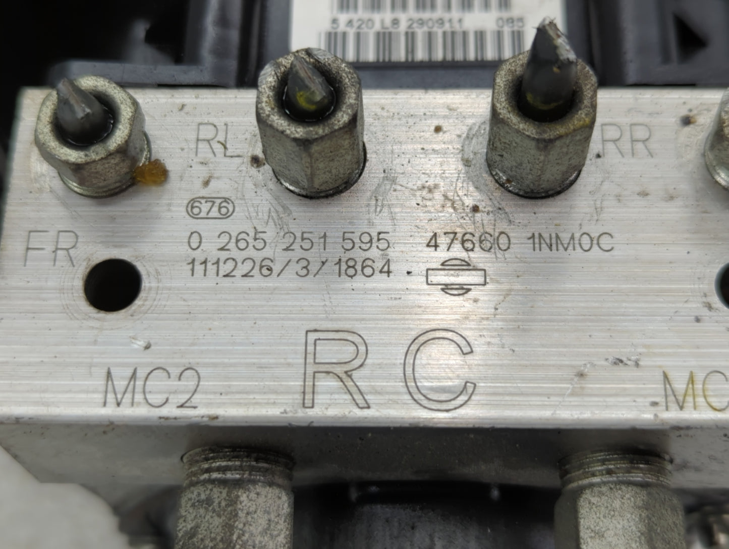 2011-2013 Infiniti G37 ABS Pump Control Module Replacement P/N:47660 1NM0C Fits Fits 2011 2012 2013 OEM Used Auto Parts - Oe