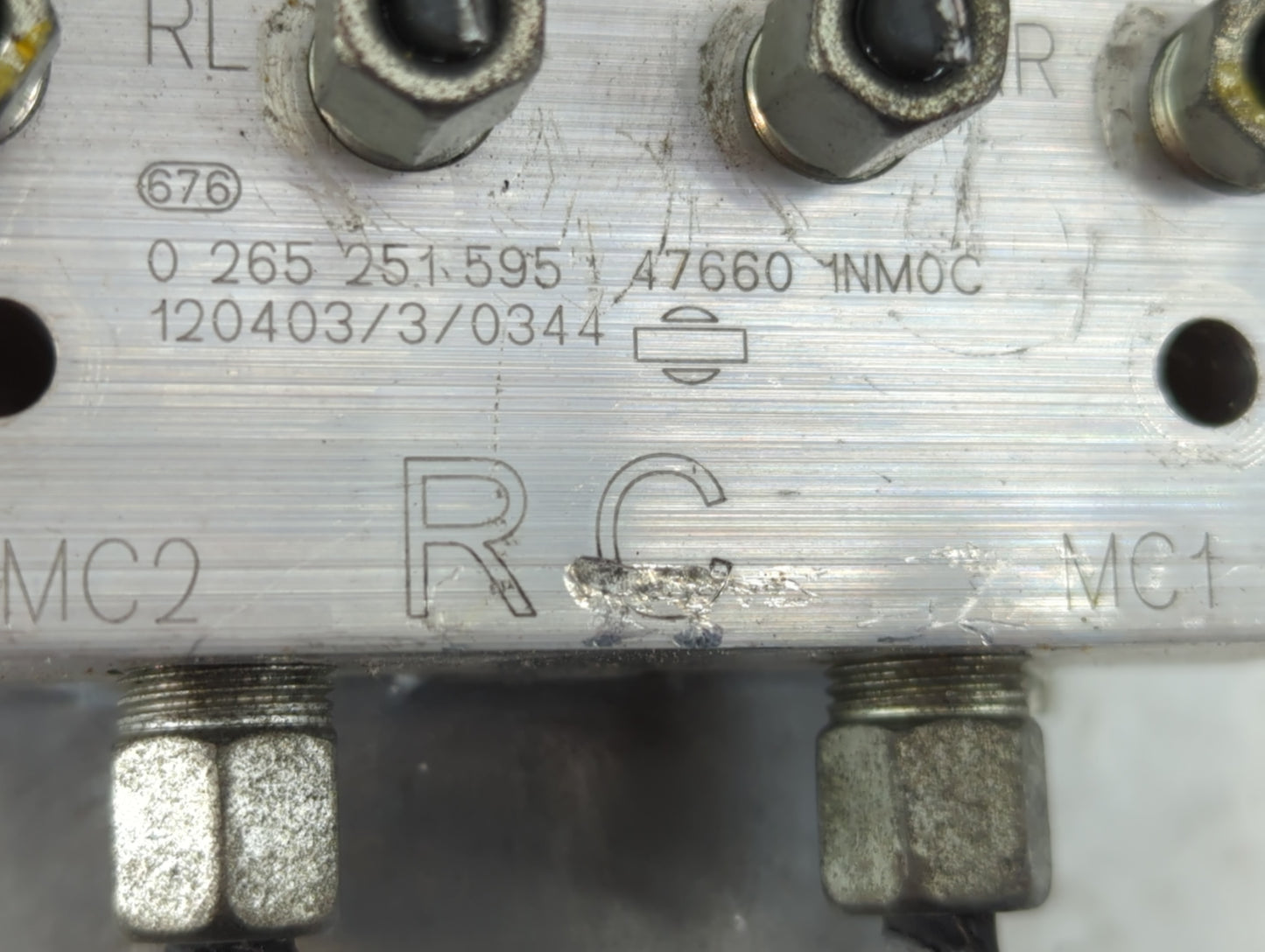 2011-2013 Infiniti G37 ABS Pump Control Module Replacement P/N:47660 1NM0C 0 265 251 595 Fits Fits 2011 2012 2013 2015 OEM U