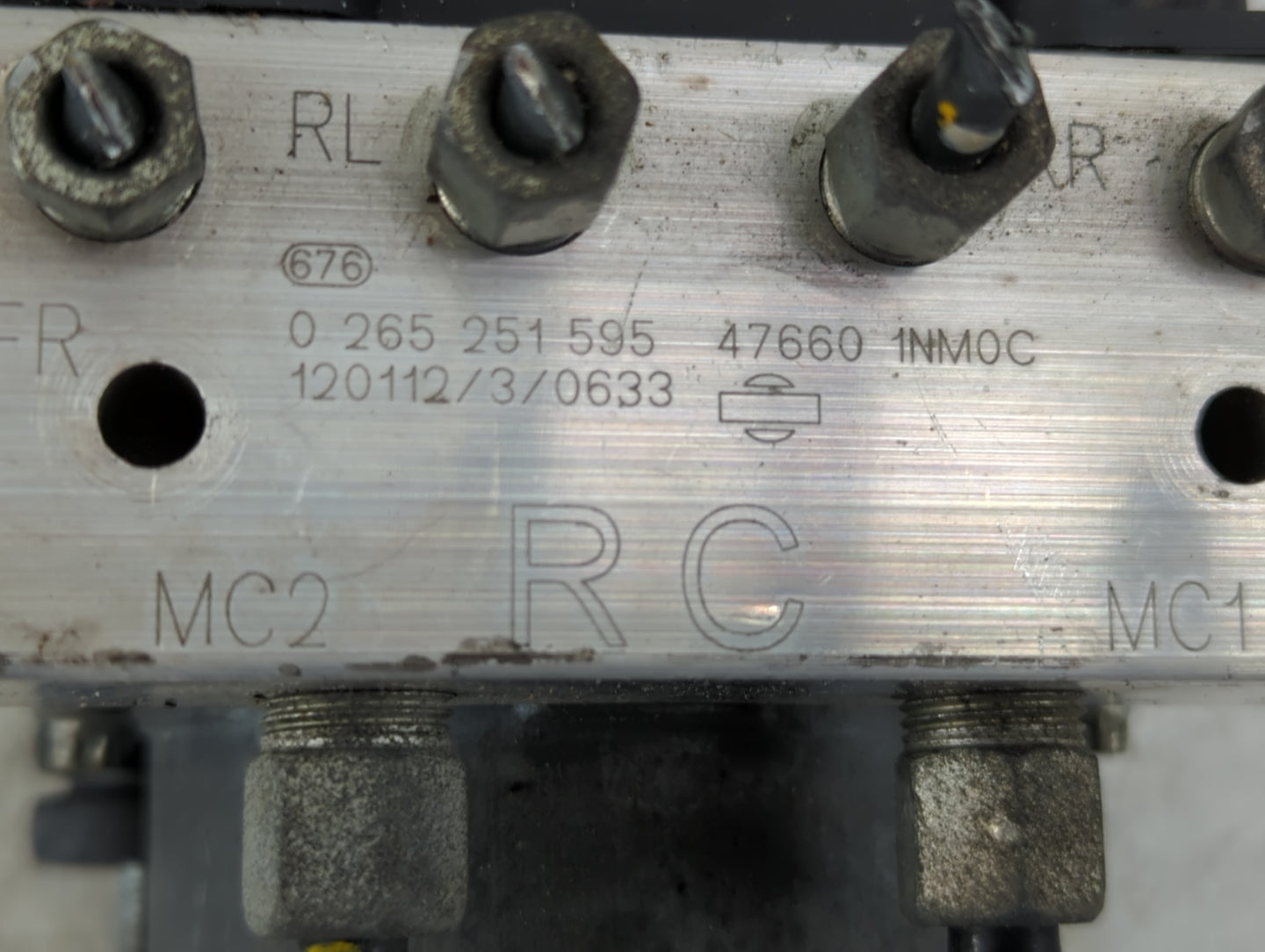 2011-2013 Infiniti G37 ABS Pump Control Module Replacement P/N:47660 1NM0C Fits Fits 2011 2012 2013 2015 OEM Used Auto Parts