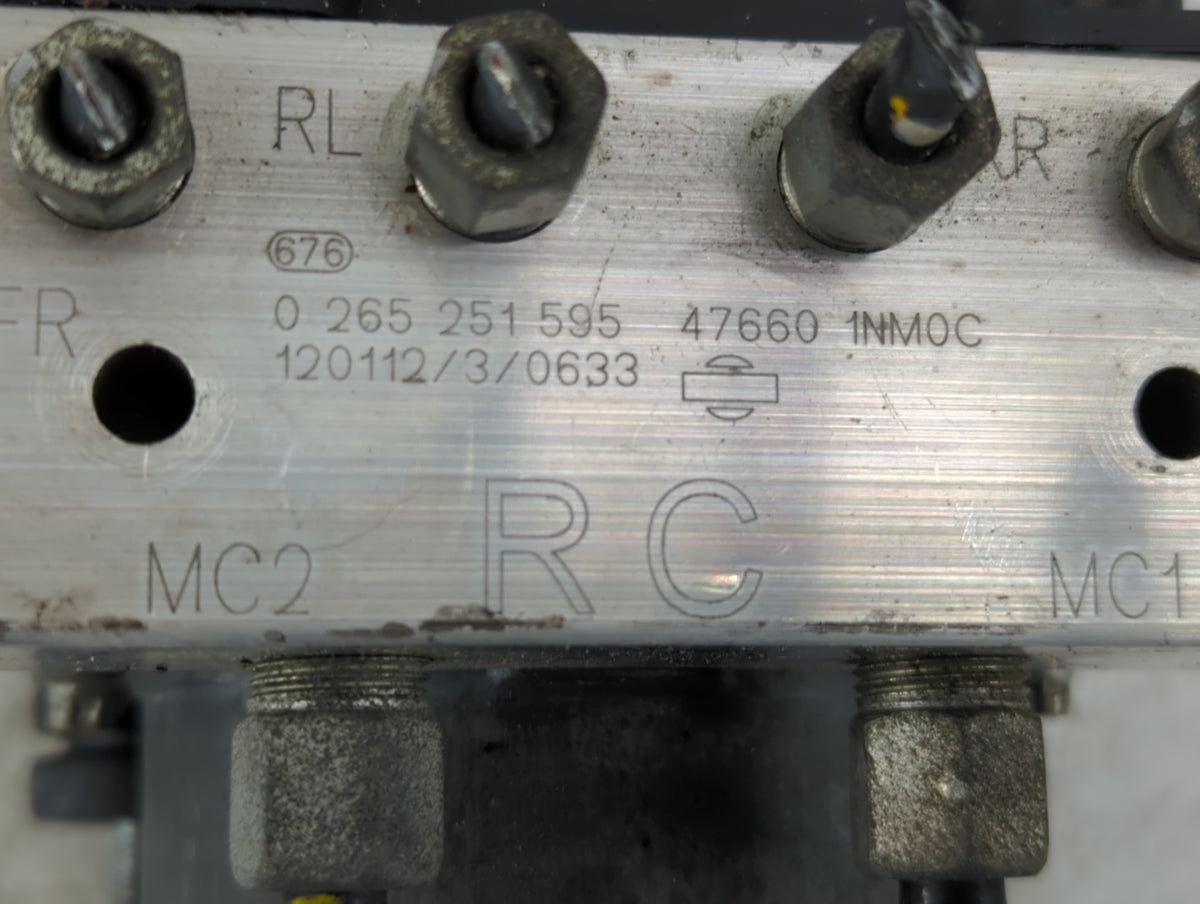 2011-2013 Infiniti G37 Anti-Lock Brake ABS Pump Module Actuator OEM P/N:47660 1NM0C Fits Fits 2011 2012 2013 2015 OEM Used A