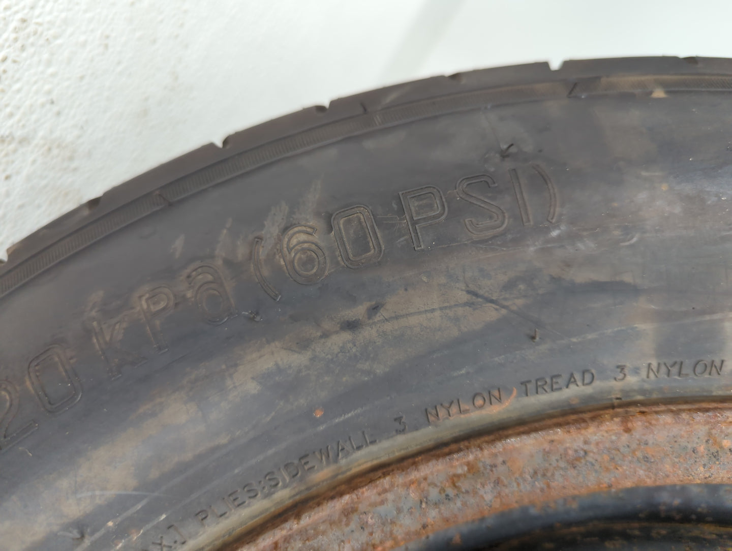 2012 Infiniti Jx35 Spare Donut Tire Wheel Rim Oem - Oemusedautoparts1.com