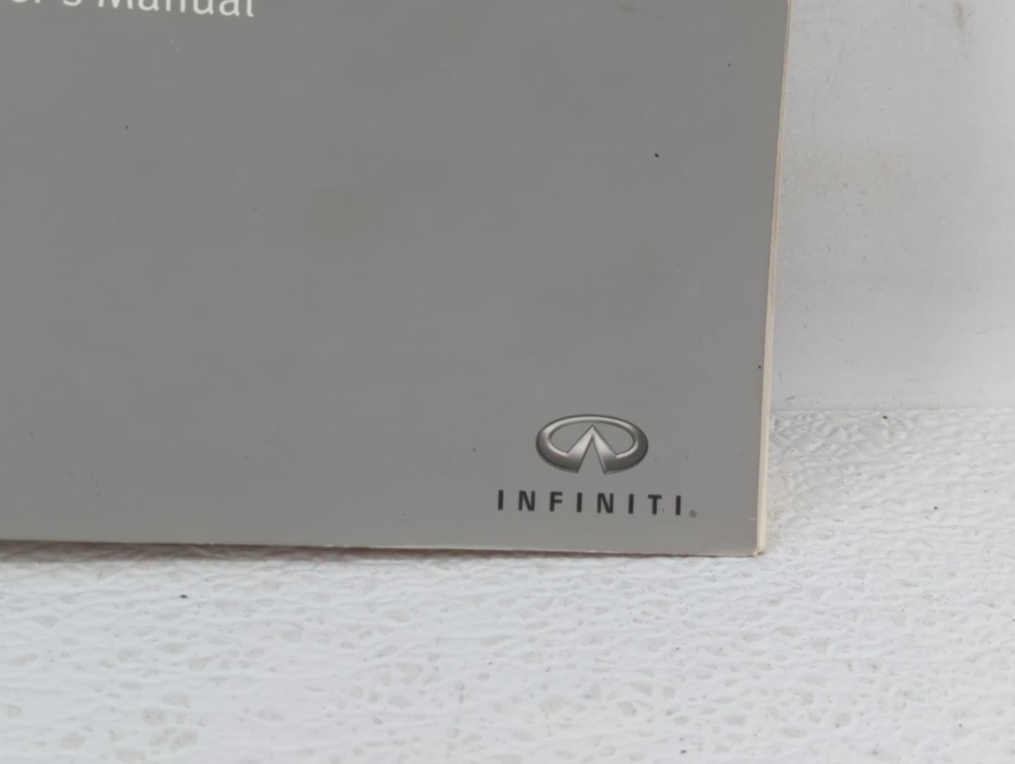 2012 Infiniti M35 Owners Manual Book Guide OEM Used Auto Parts - Oemusedautoparts1.com