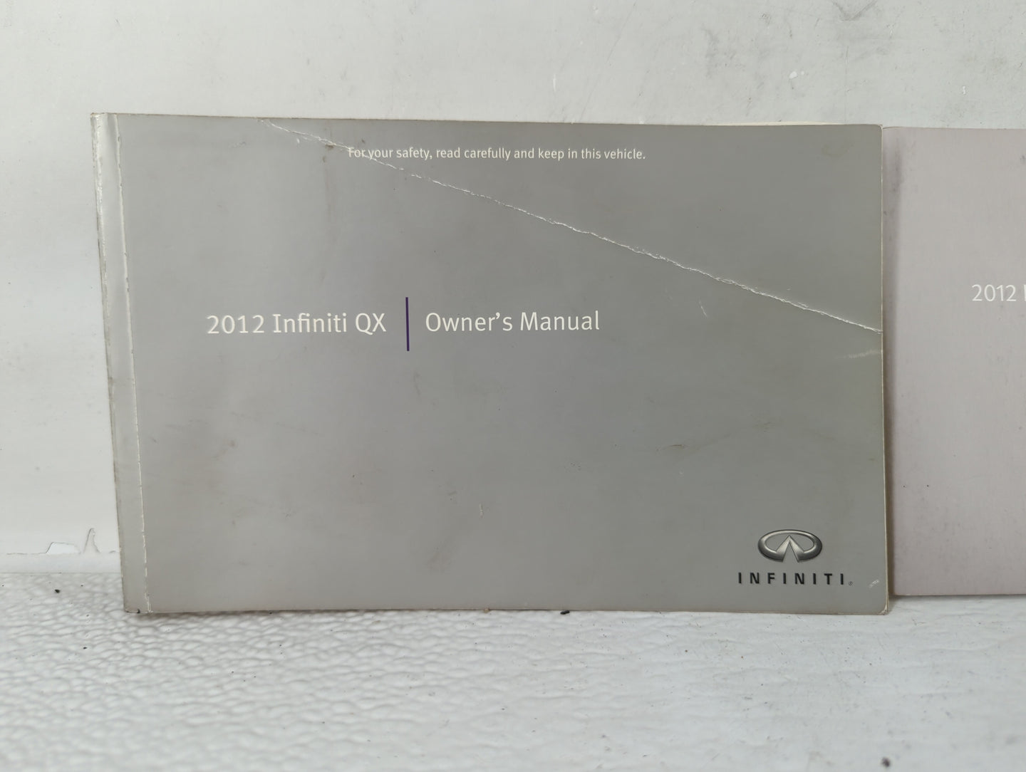 2012 Infiniti Qx30 Owners Manual Book Guide OEM Used Auto Parts - Oemusedautoparts1.com