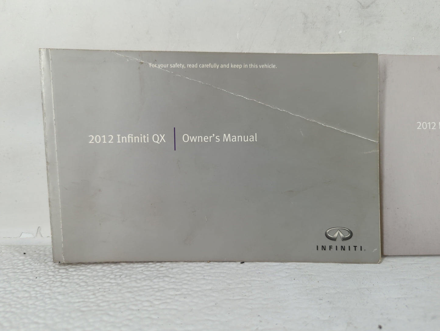 2012 Infiniti Qx30 Owners Manual Book Guide OEM Used Auto Parts - Oemusedautoparts1.com