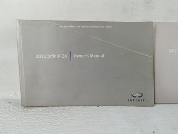 2012 Infiniti Qx30 Owners Manual Book Guide OEM Used Auto Parts