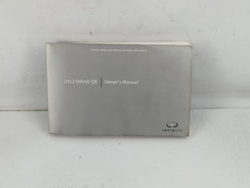 2012 Infiniti Qx30 Owners Manual Book Guide P/N:0M2E 0Z62U0 OEM Used Auto Parts - Oemusedautoparts1.com