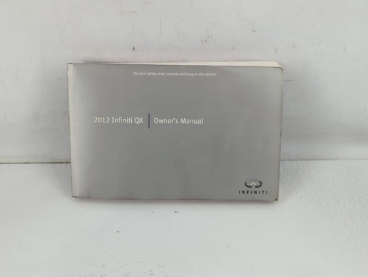 2012 Infiniti Qx30 Owners Manual Book Guide P/N:0M2E 0Z62U0 OEM Used Auto Parts - Oemusedautoparts1.com
