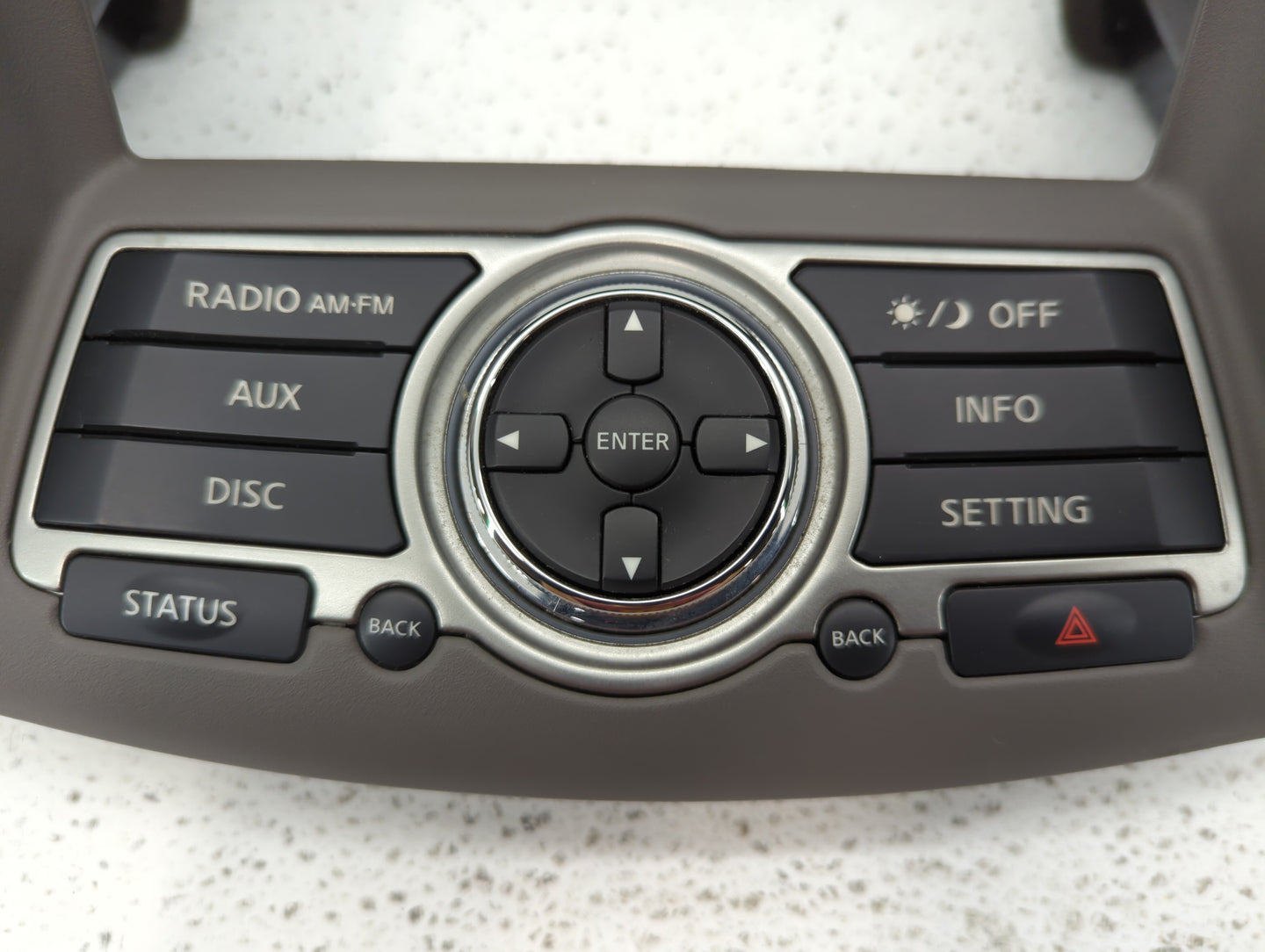 2014-2017 Infiniti Qx50 Radio Control Panel - Oemusedautoparts1.com