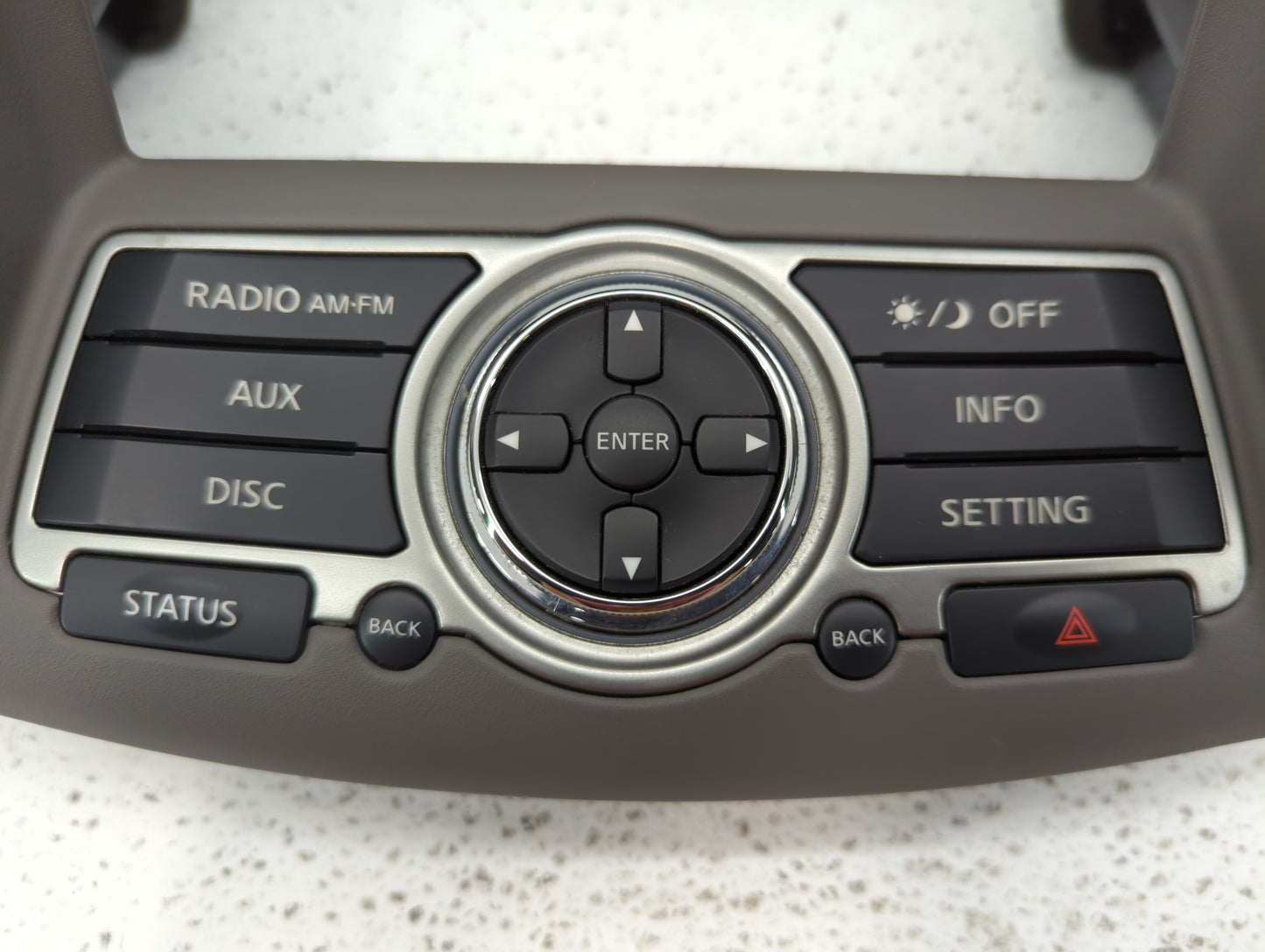 2014-2017 Infiniti Qx50 Radio Control Panel - Oemusedautoparts1.com