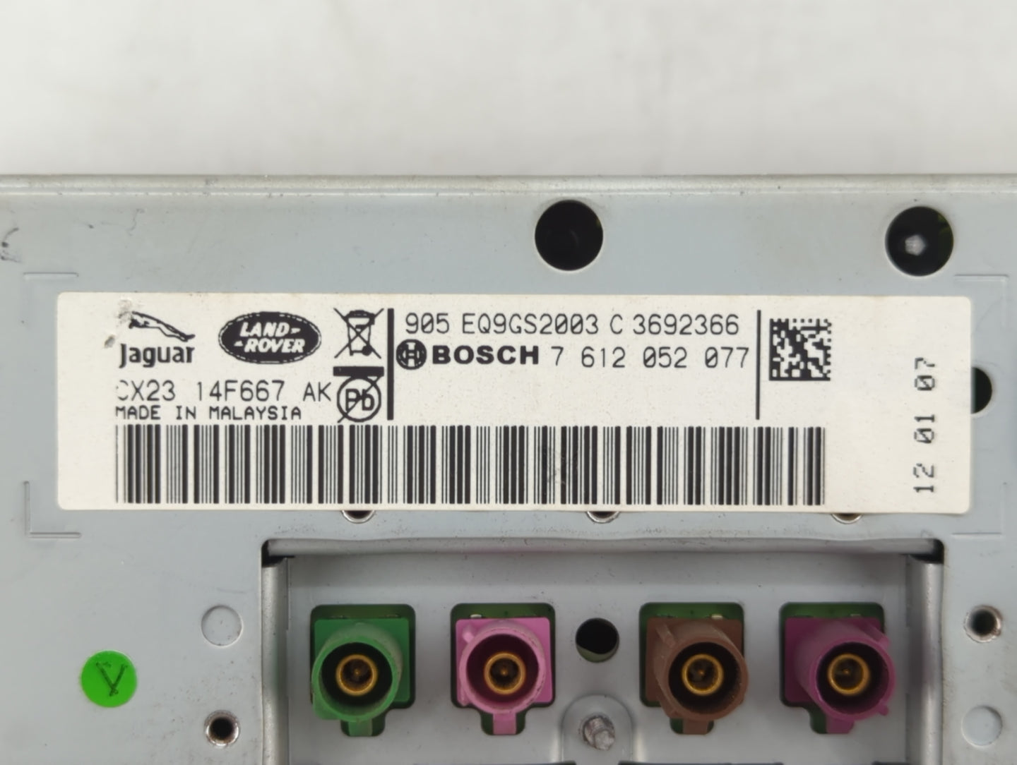 2012-2012 Jaguar Xf Information Display Screen - Oemusedautoparts1.com