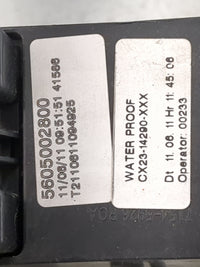 2010-2011 Jaguar Xf Fusebox Fuse Box Panel Relay Module P/N:5605002800 CX23-14290-XXX, CX23-14290-FC Fits Fits 2010 2011 OEM