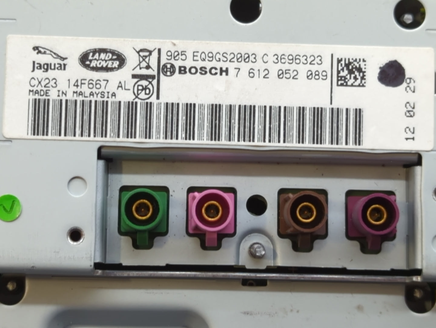 2012-2012 Jaguar Xf Information Display Screen - Oemusedautoparts1.com