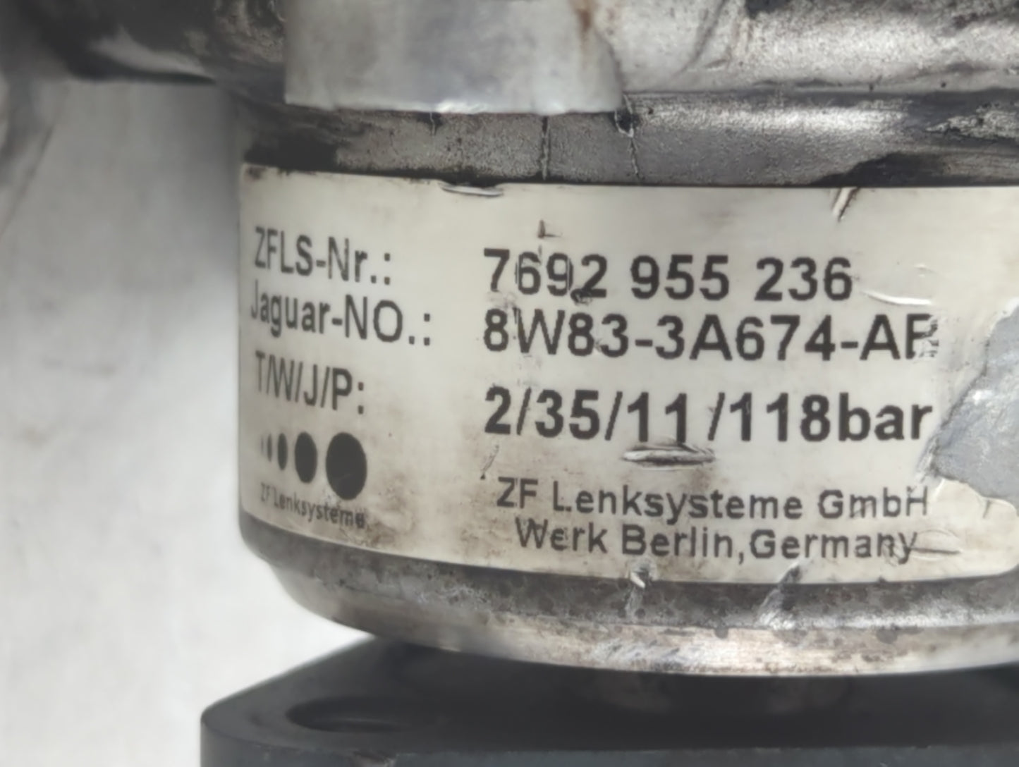 2010-2015 Jaguar Xf Power Steering Column Pump Oem - Oemusedautoparts1.com