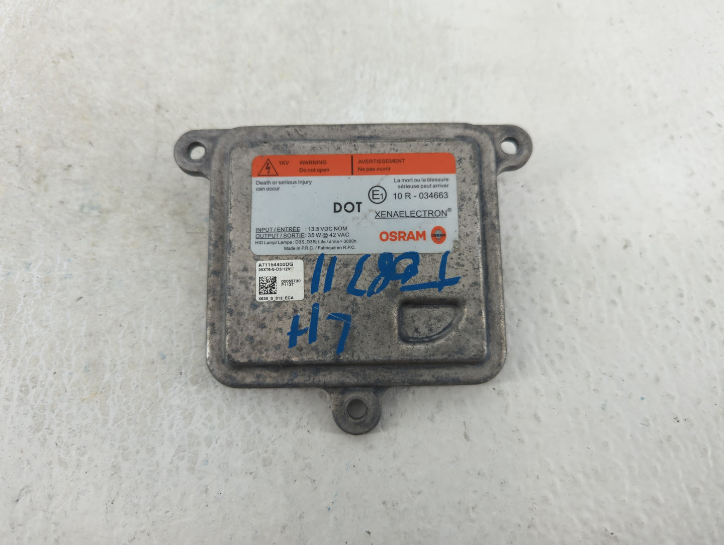 2009-2012 Jaguar Xf Headlight Ballast Head Light - Oemusedautoparts1.com