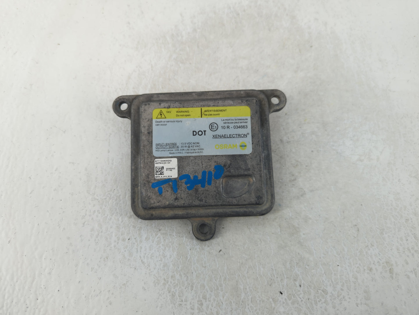 2009-2012 Jaguar Xf Headlight Ballast Head Light - Oemusedautoparts1.com