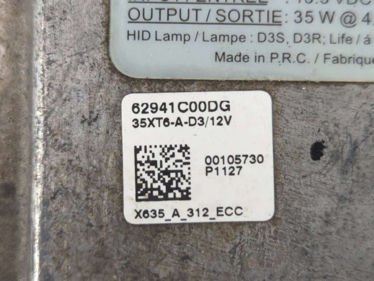 2009-2012 Jaguar Xf Headlight Ballast Head Light - Oemusedautoparts1.com