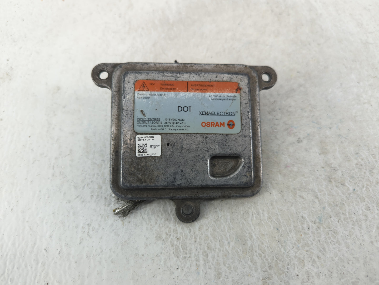 2009-2012 Jaguar Xf Headlight Ballast Head Light - Oemusedautoparts1.com