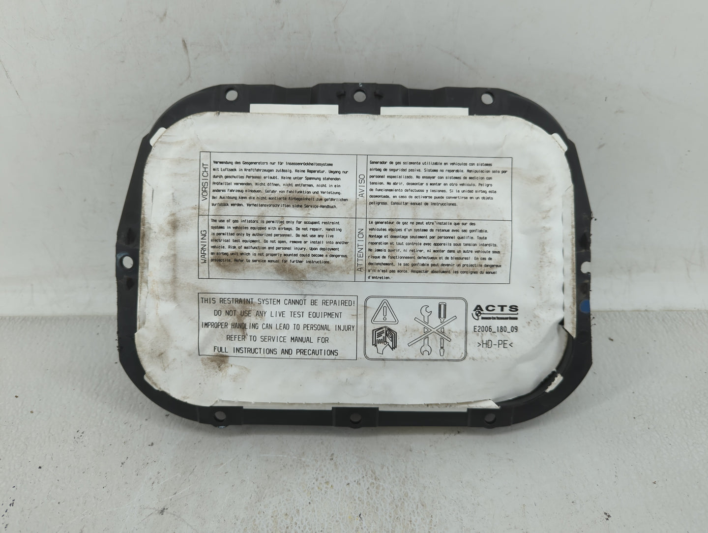 2008-2015 Jaguar Xk Air Bag Passenger Right Dashboard Oem - Oemusedautoparts1.com