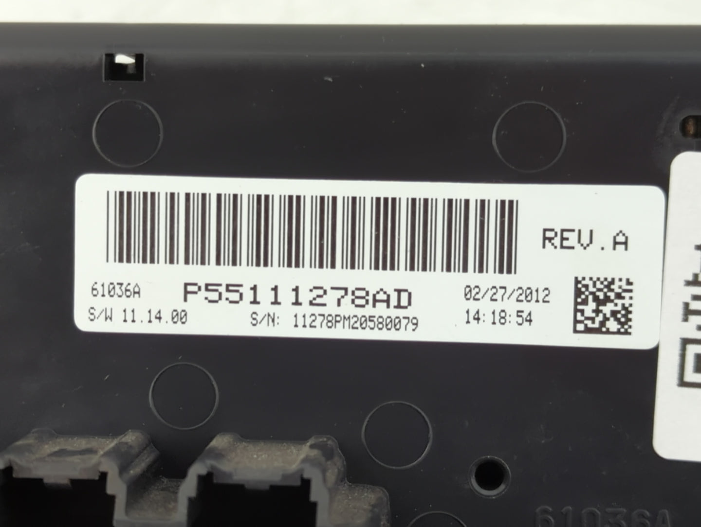 2012 Jeep Compass Climate Control Module Temperature AC/Heater Replacement P/N:P55111278AD Fits Fits 2011 2013 2014 2015 201
