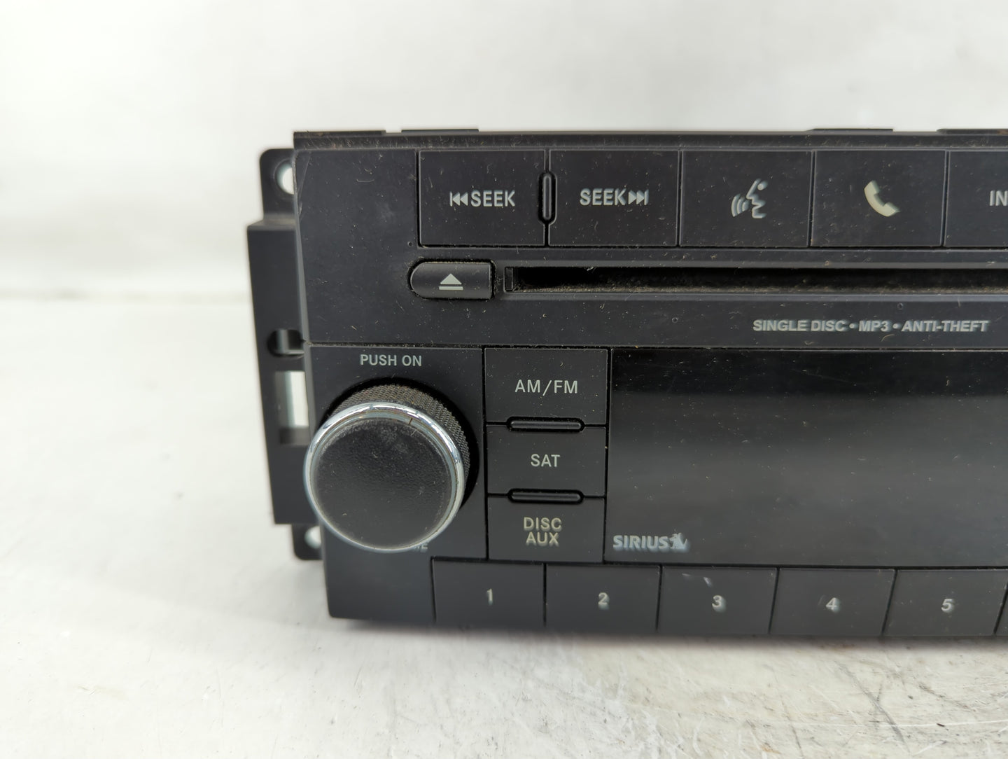 2011-2012 Jeep Compass Radio AM FM Cd Player Receiver Replacement P/N:P05091197AB P05091226AD Fits Fits 2011 2012 OEM Used A