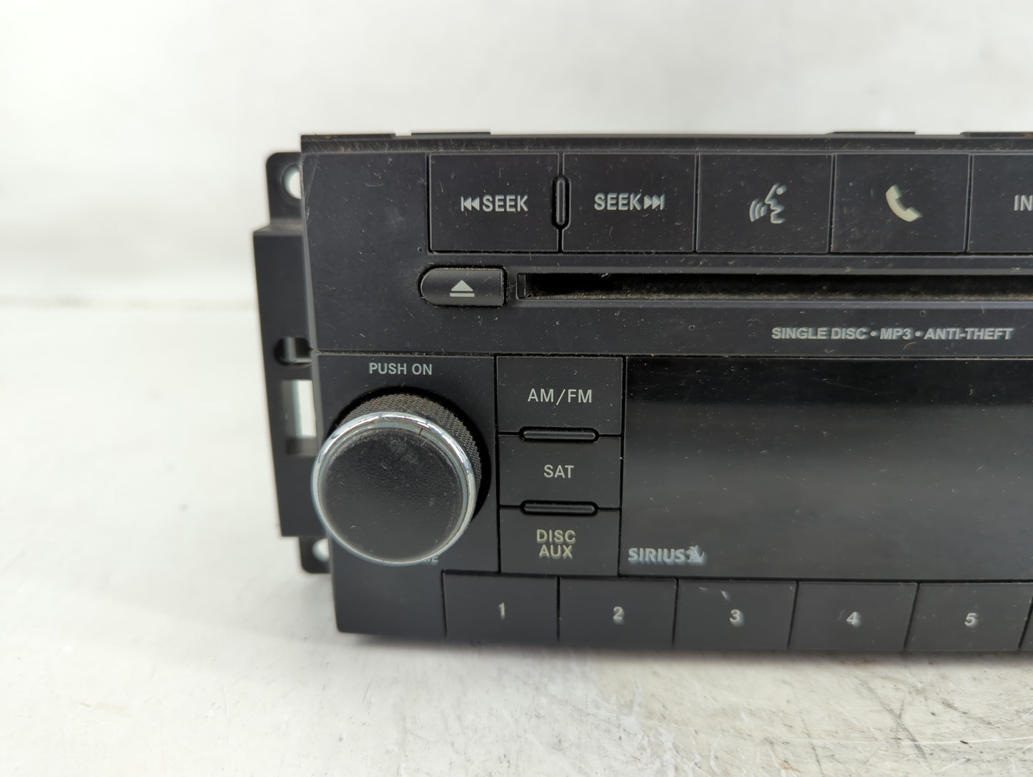 2011-2012 Jeep Compass Radio AM FM Cd Player Receiver Replacement P/N:P05091197AB P05091226AD Fits Fits 2011 2012 OEM Used A