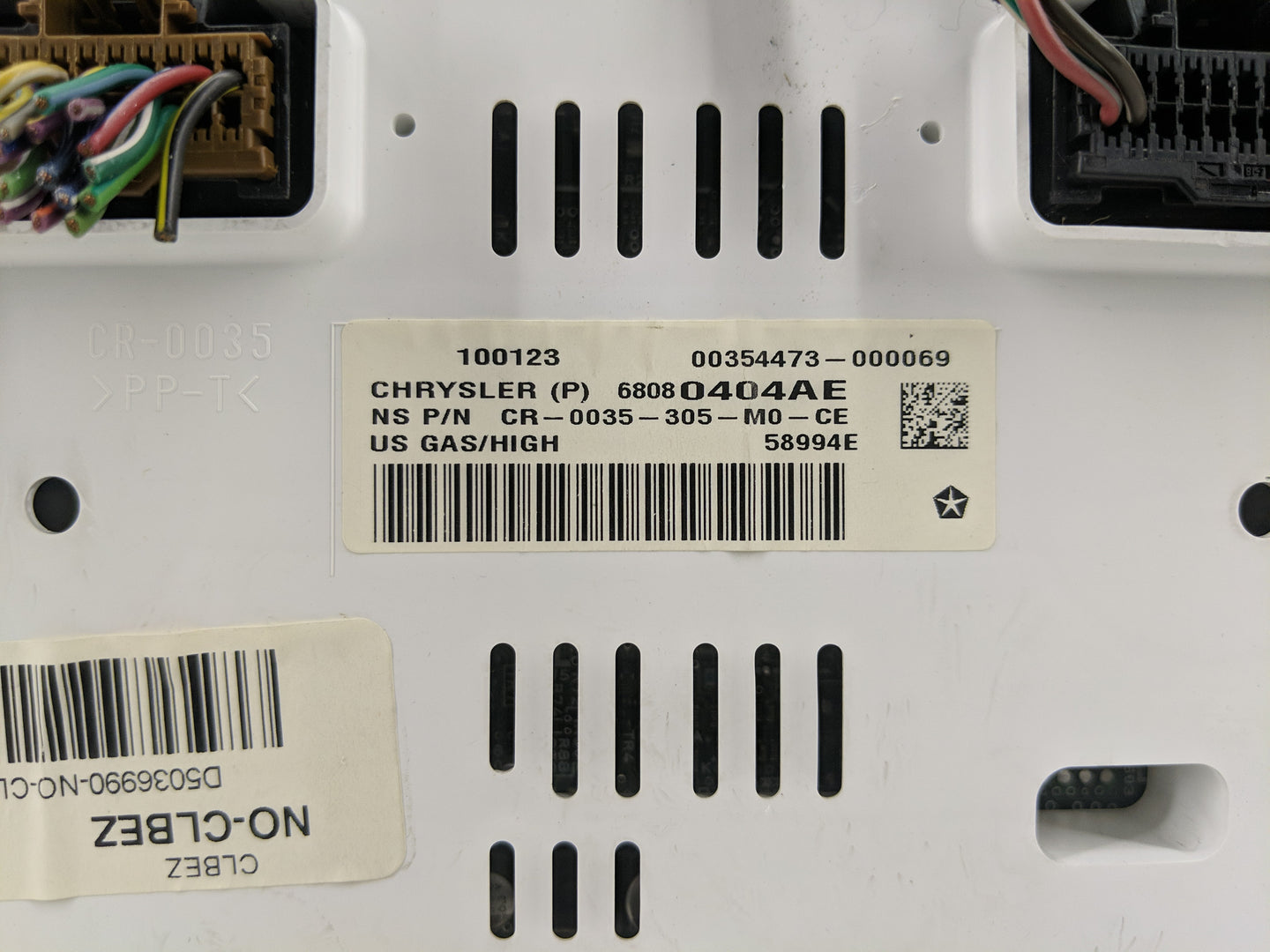 2012 Jeep Compass Instrument Cluster Speedometer Gauges P/N:CR-0035-305-M0-CE 680080404AE Fits OEM Used Auto Parts - Oemused