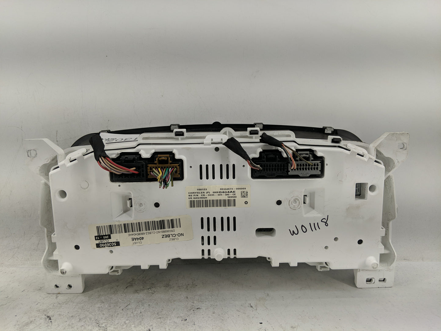 2012 Jeep Compass Instrument Cluster Speedometer Gauges P/N:CR-0035-305-M0-CE 680080404AE Fits OEM Used Auto Parts - Oemused