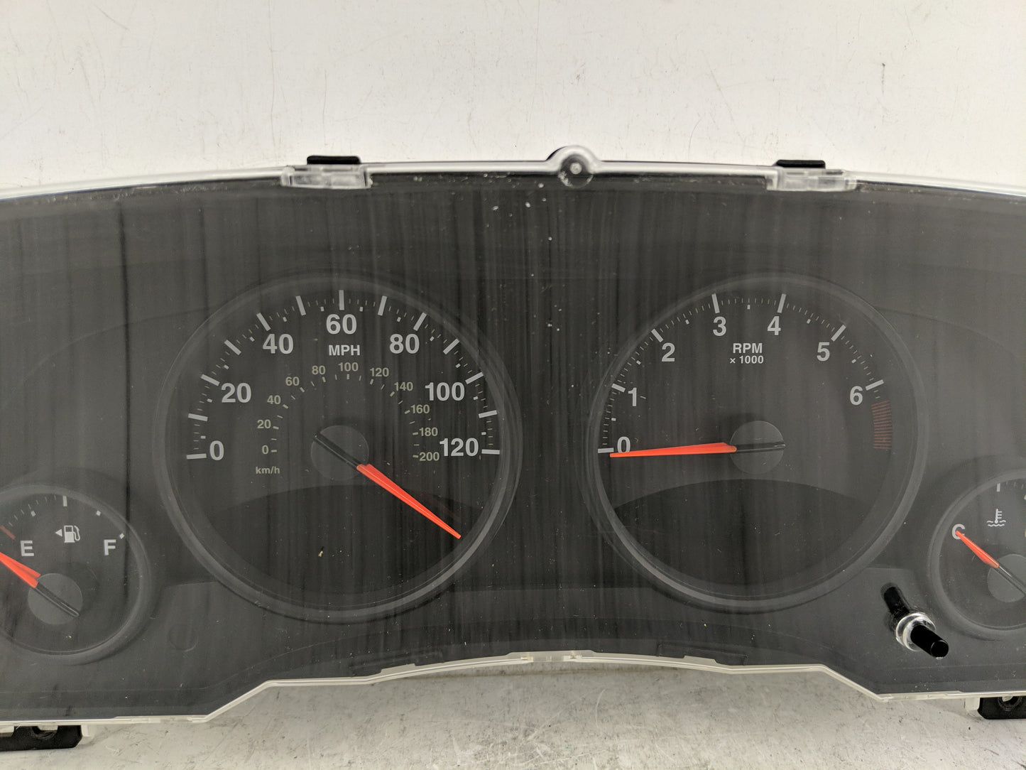 2011-2013 Jeep Compass Instrument Cluster Speedometer Gauges P/N:68080402AE Fits Fits 2011 2012 2013 OEM Used Auto Parts - O