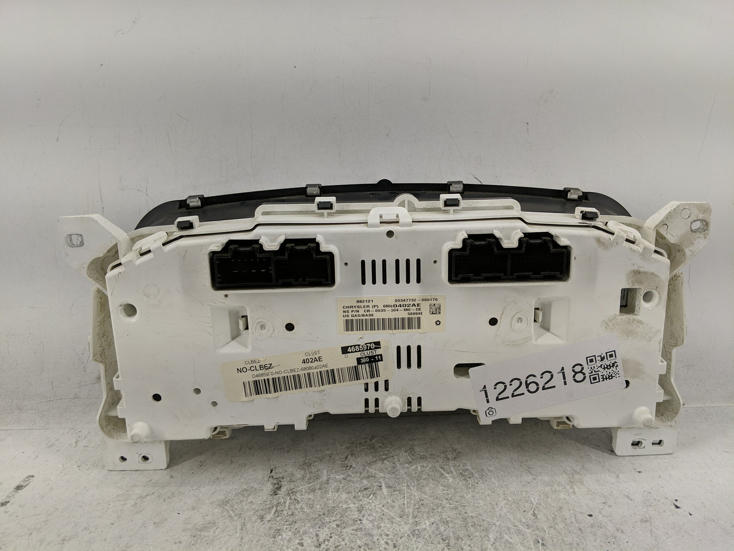 2011-2013 Jeep Compass Instrument Cluster Speedometer Gauges P/N:68080402AE Fits Fits 2011 2012 2013 OEM Used Auto Parts - O