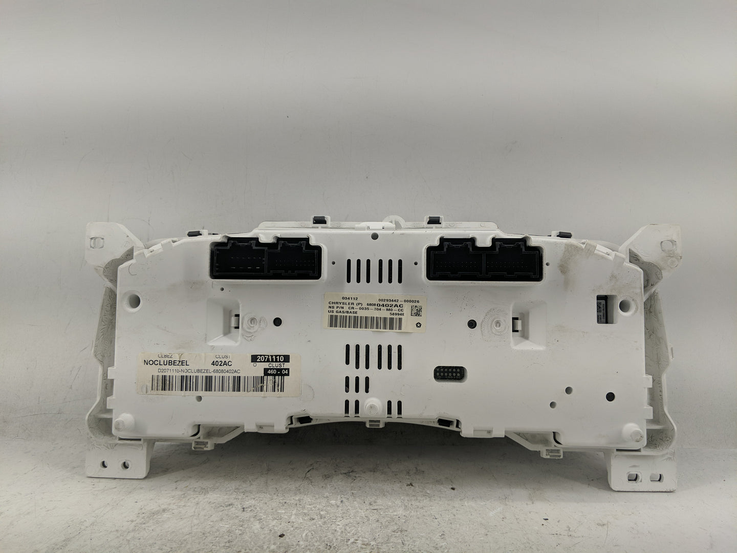 2011-2012 Jeep Compass Instrument Cluster Speedometer Gauges P/N:68080402AC Fits Fits 2011 2012 OEM Used Auto Parts - Oemuse